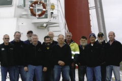 Towage Team: Bill, Tekko, Ken, Allan, Anthony, Les, Henry, Graham, Fred, Garry, Paul & Ross.