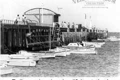 The railway pier showing the lifeboat shed
photo courtesy of Geoff Blackman