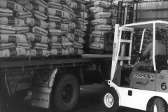 Milk Powder Spray dried being loaded  at the port of Portland 1962
photo courtesy of Geoff Blackman