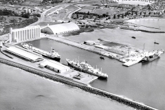 Arial Photo of the port,building the portphoto courtesy Geoff Blackman