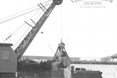 Dredging the port. Photo courtesy Geoff Blackman.