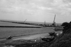A view of the K S Anderson Wharf area during construction.
